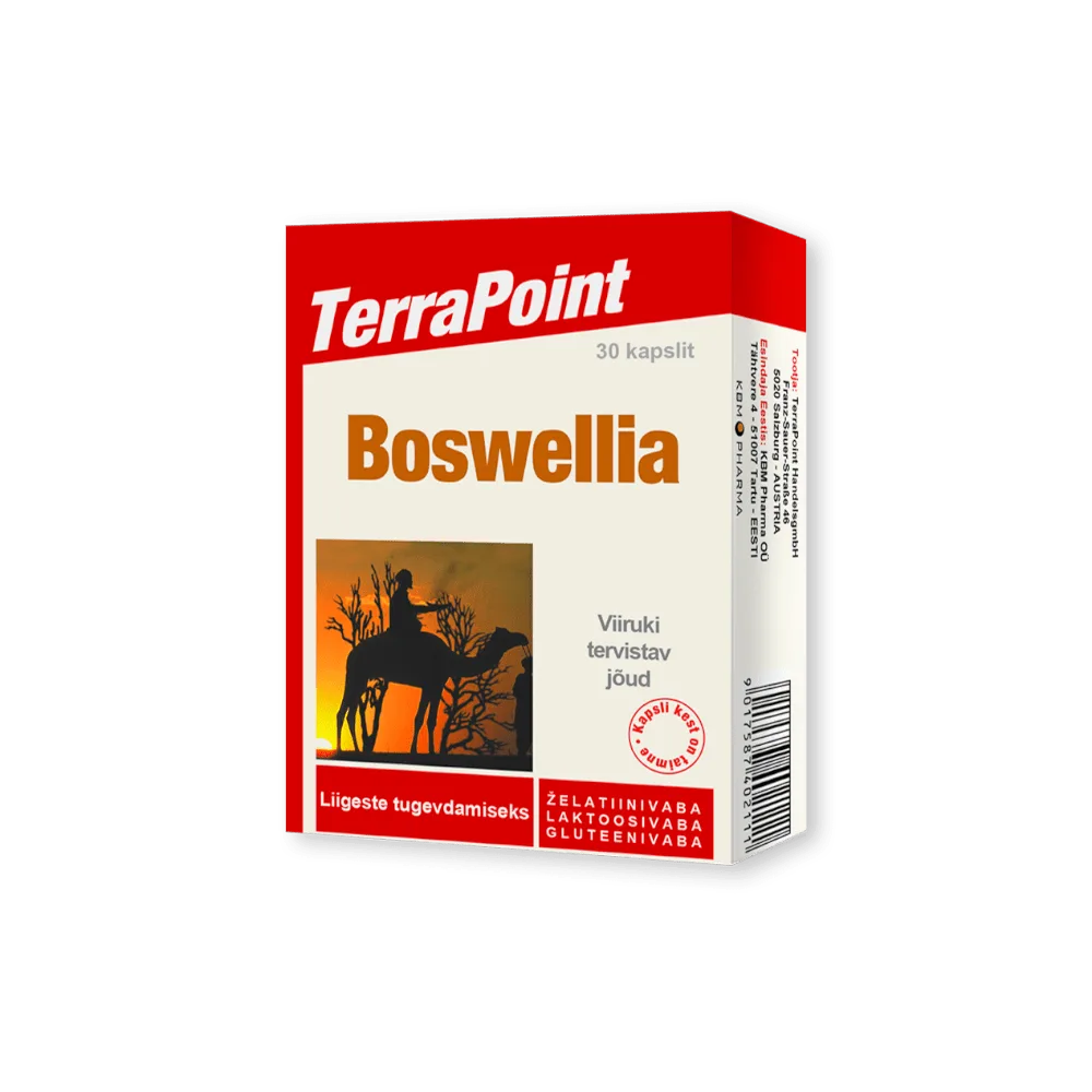 Terrapoint Boswellia - liigeste põletiku ja jäikuse korral