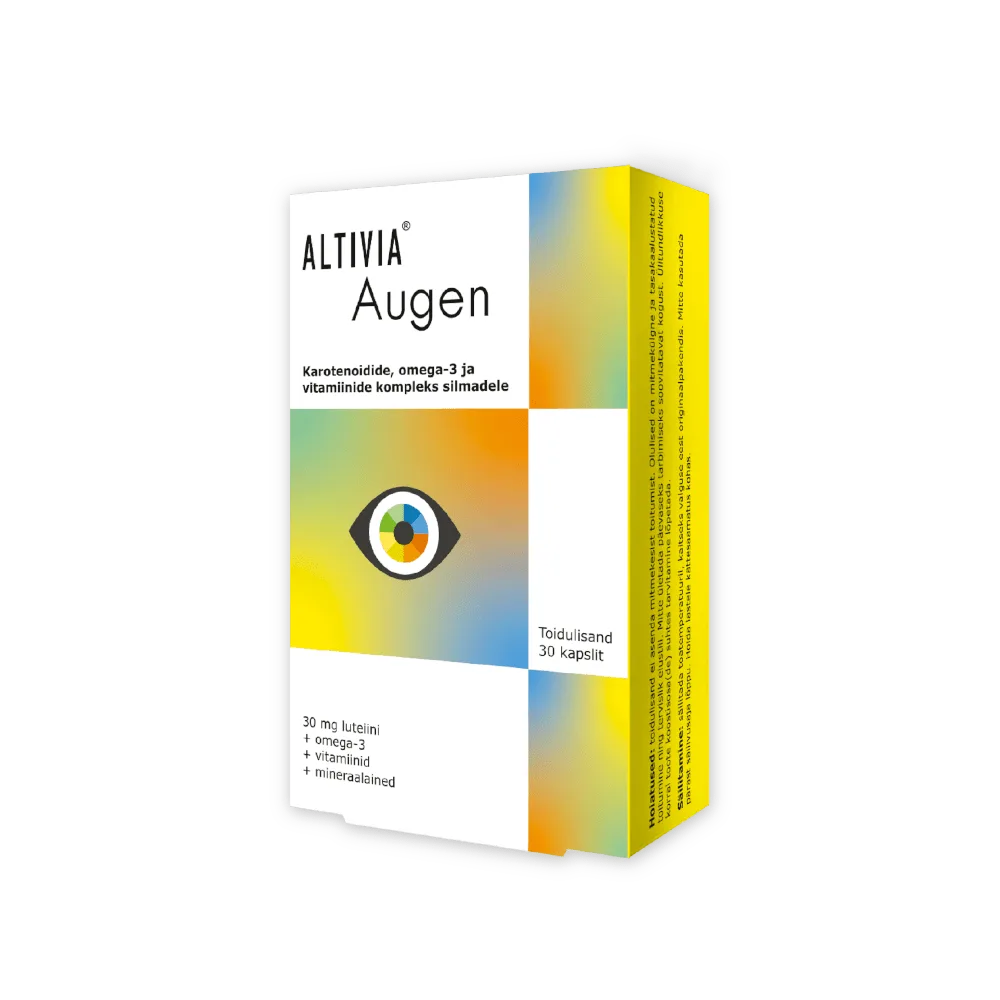 ALTIVIA Augen – silmavitamiin luteiini ja oomega-3 rasvhapetega 