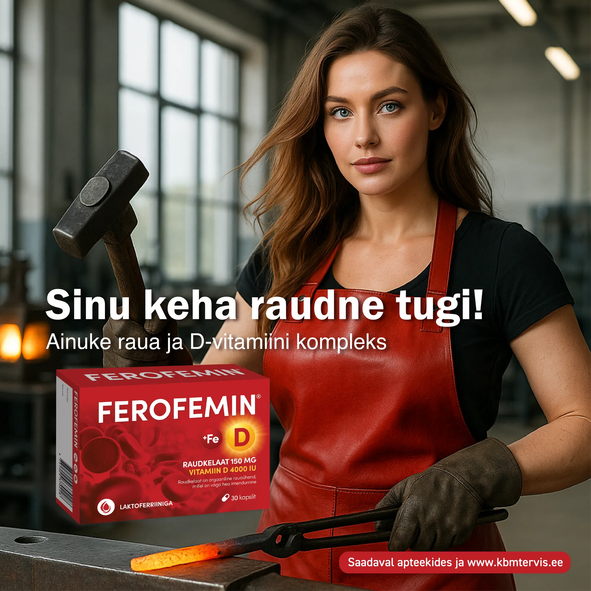 Rauakompleks d vitamiiniga Ferofemin