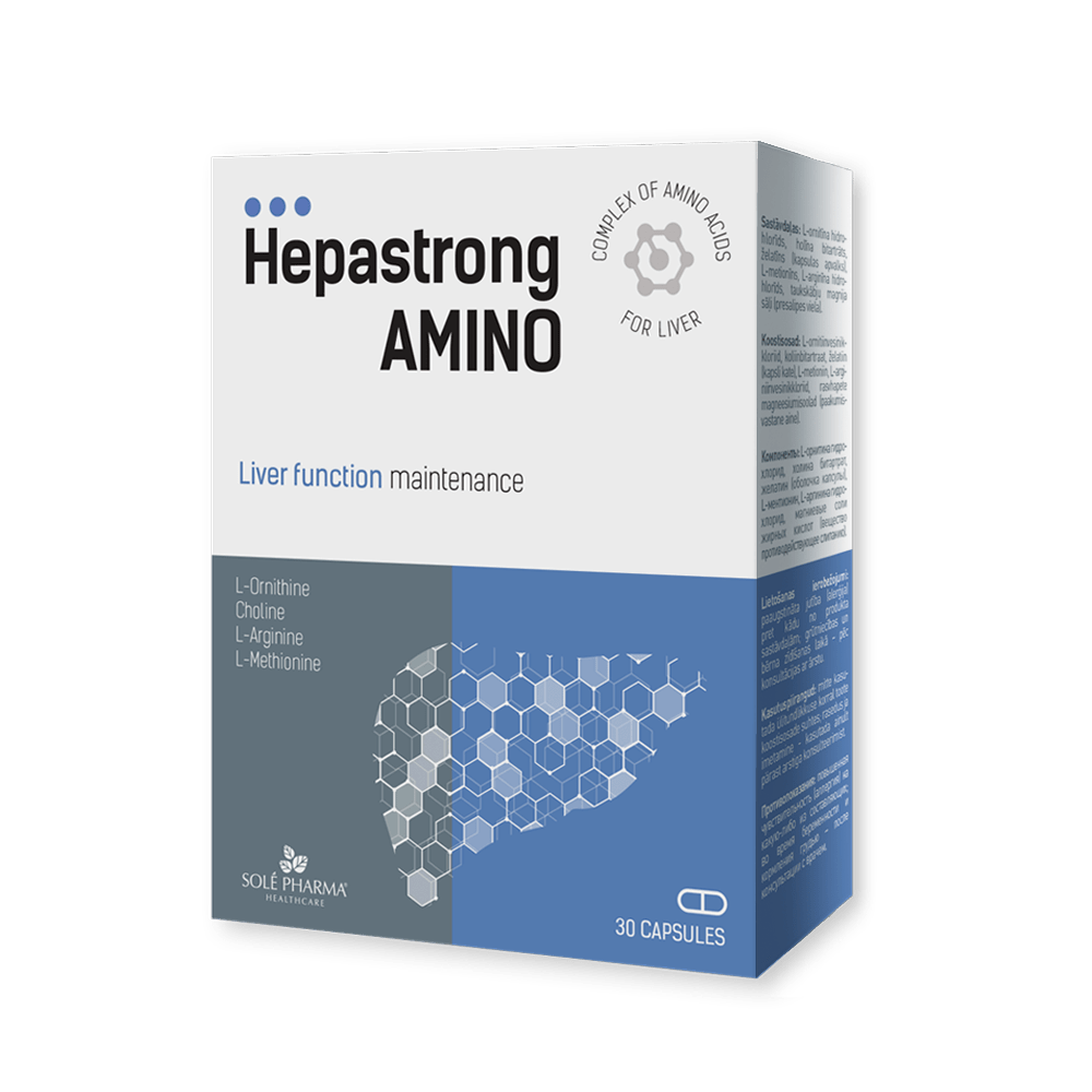 Hepastrong Amino 30 - komplekpreparaat maksale