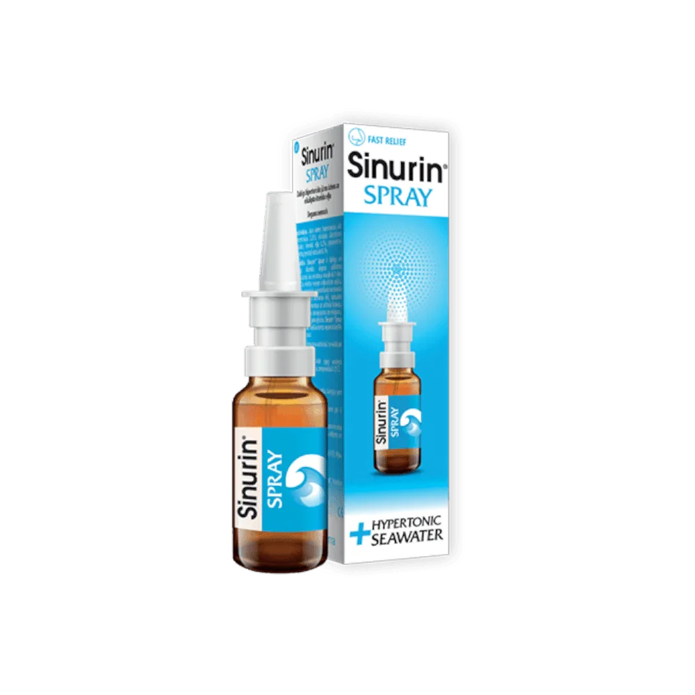 Sinurin® Spray - merevee hüpertoonilise lahusega ninasprei nohule ja allergiahooajaks
