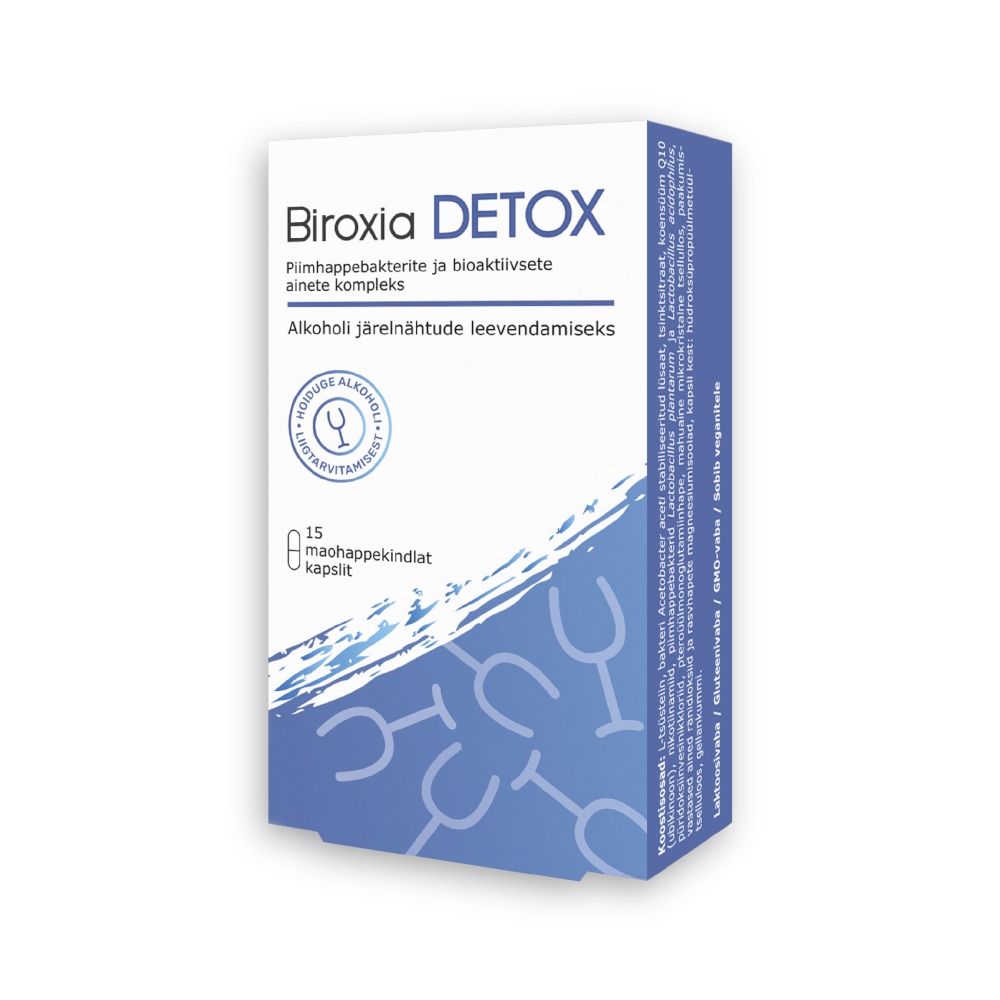 Biroxia Detox– pohmellivastased kapslid