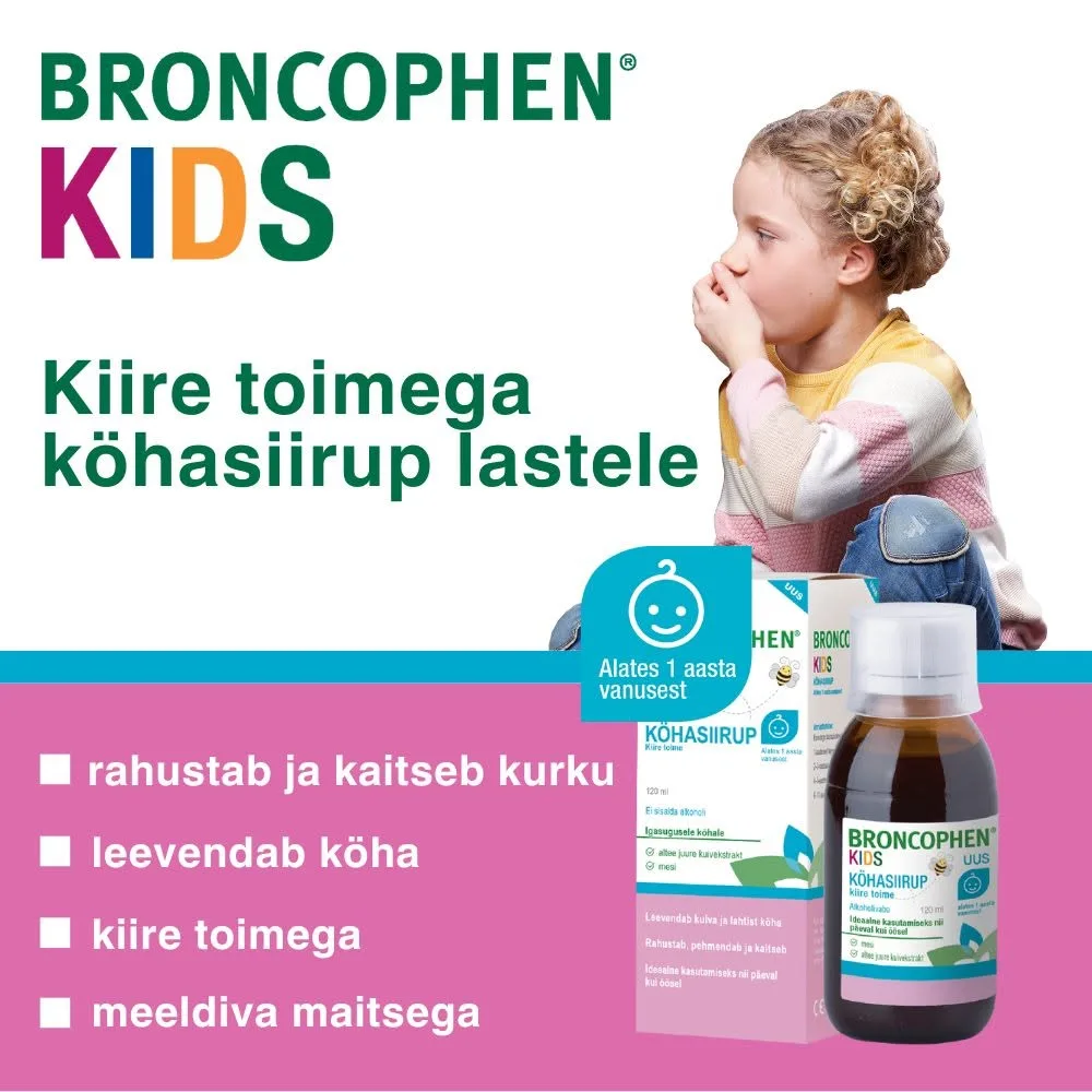 Köhasiirup al 1a Broncophen Kids