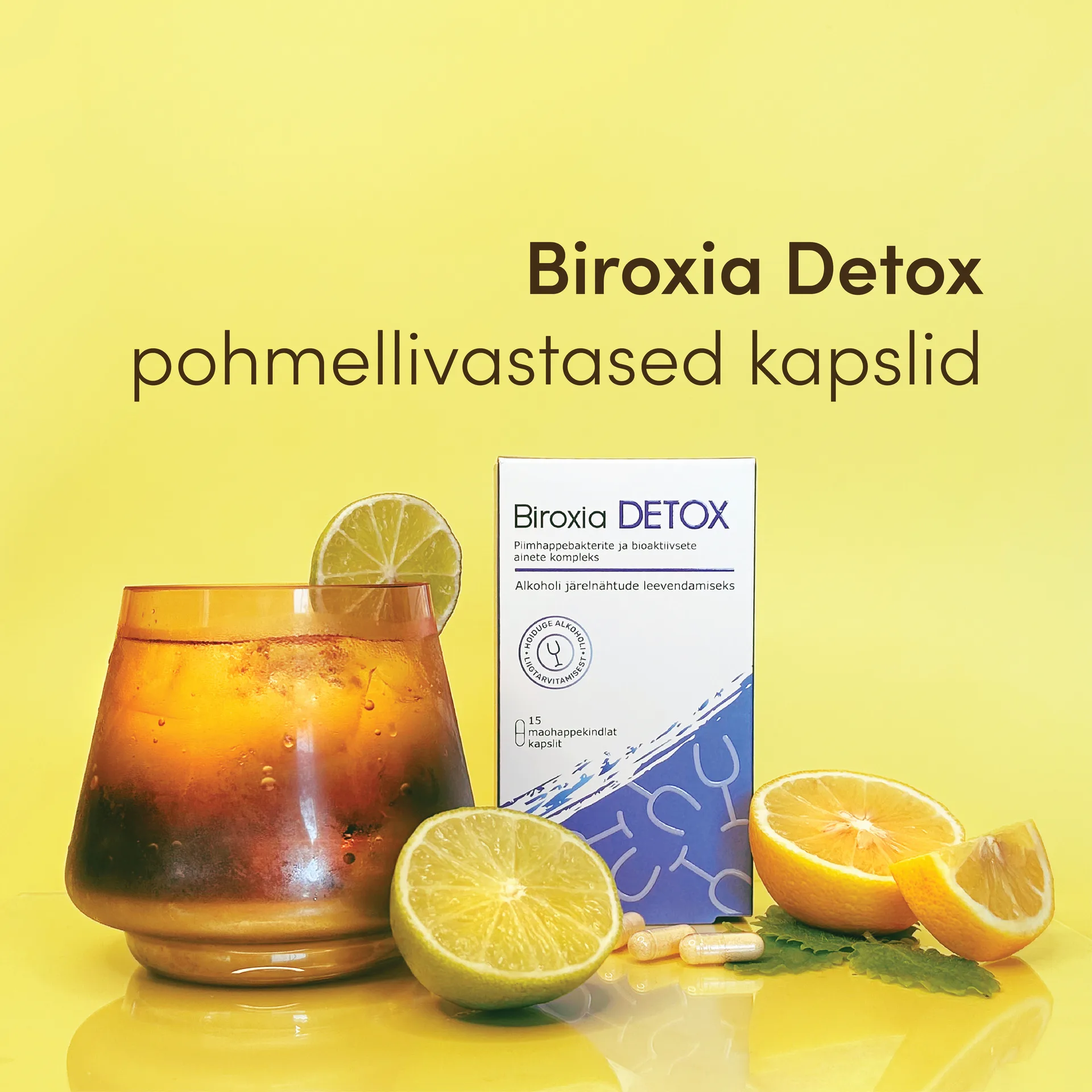 Pohmelli ennetamiseks Biroxia Detox