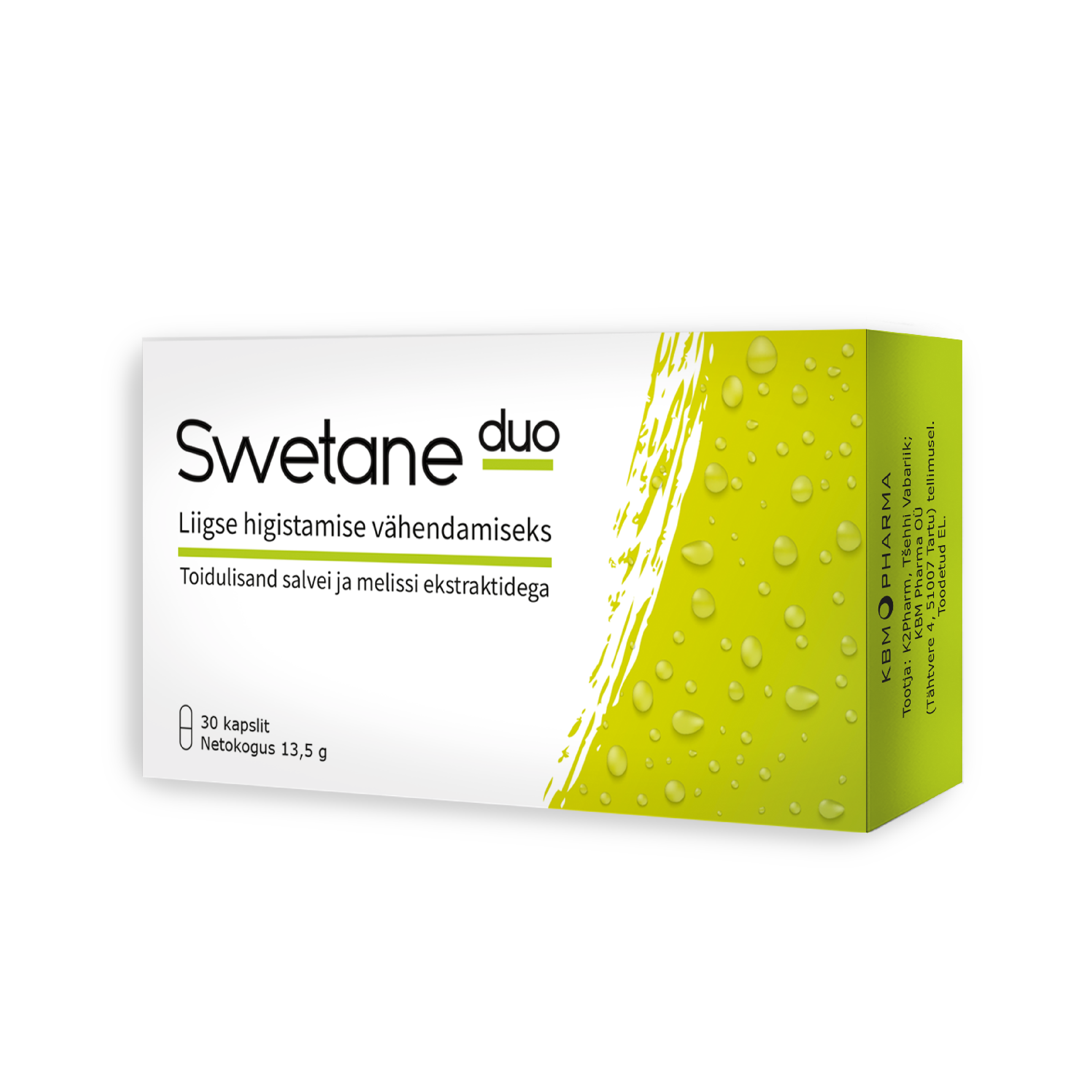 Swetane Duo - liigse higistamise vähendamiseks