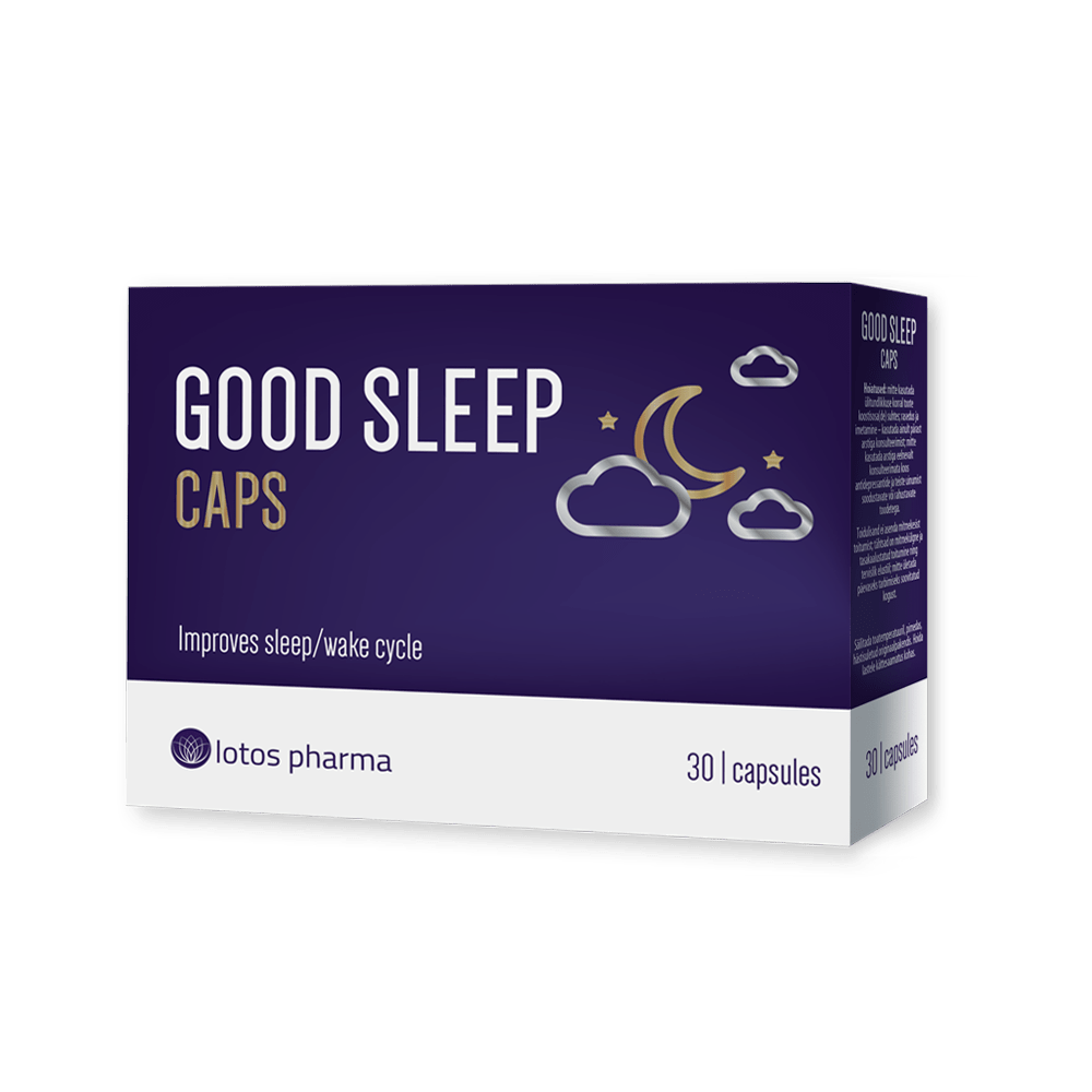 Good Sleep kapslid - rahustav ja uinumist soodustav