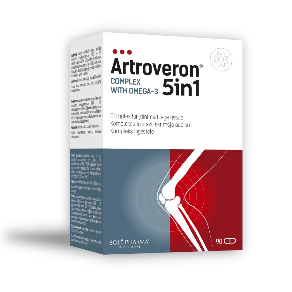 Artroveron - tugevdab liigeseid, ennetab liigeste kulumist